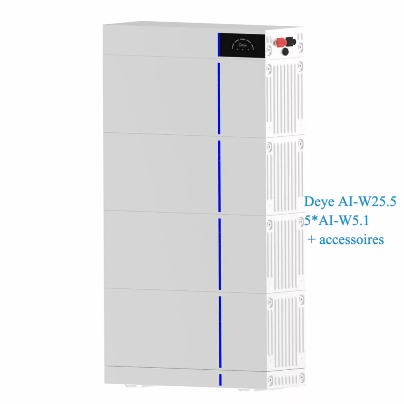 Inverter grigio industriale con display digitale e accenti blu.