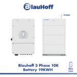 BlauHoff 3 faze 10K baterie solară 19KWH Slim Line