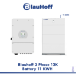 Blauhoff dreiphasiges 12K Batteriespeichersystem 11 kWh.