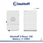 BlauHoff 3 fázisú 15K akkumulátor tároló 11 KWH.