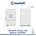 Blauhoff Sistem de stocare cu baterii trifazat 15K 15,2kWh.