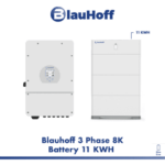 BlauHoff 3-faset 8K batterilager 11 KWH.